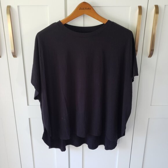 Lou & Grey Tops - Lou Grey Shirt Womens XS Black Soft Knit Short Sleeve Flowy Top